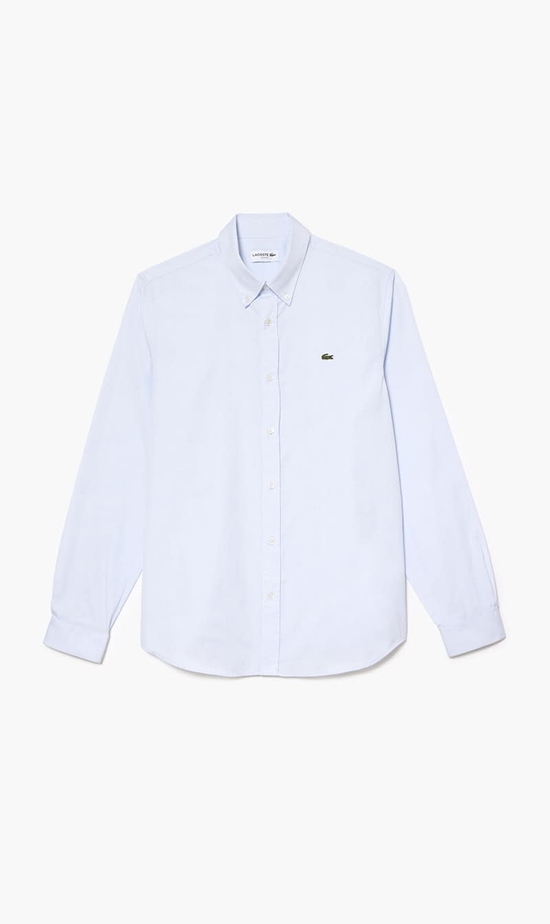 

Lacoste Blue Slim Fit Premium Cotton Shirt for Men | The Deal Outlet