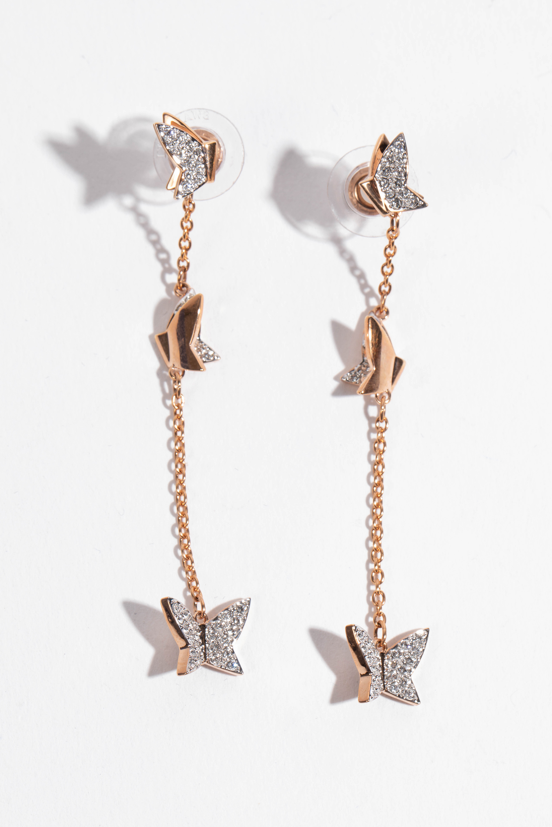 

SWAROVSKI Butterfly Chain Earrings