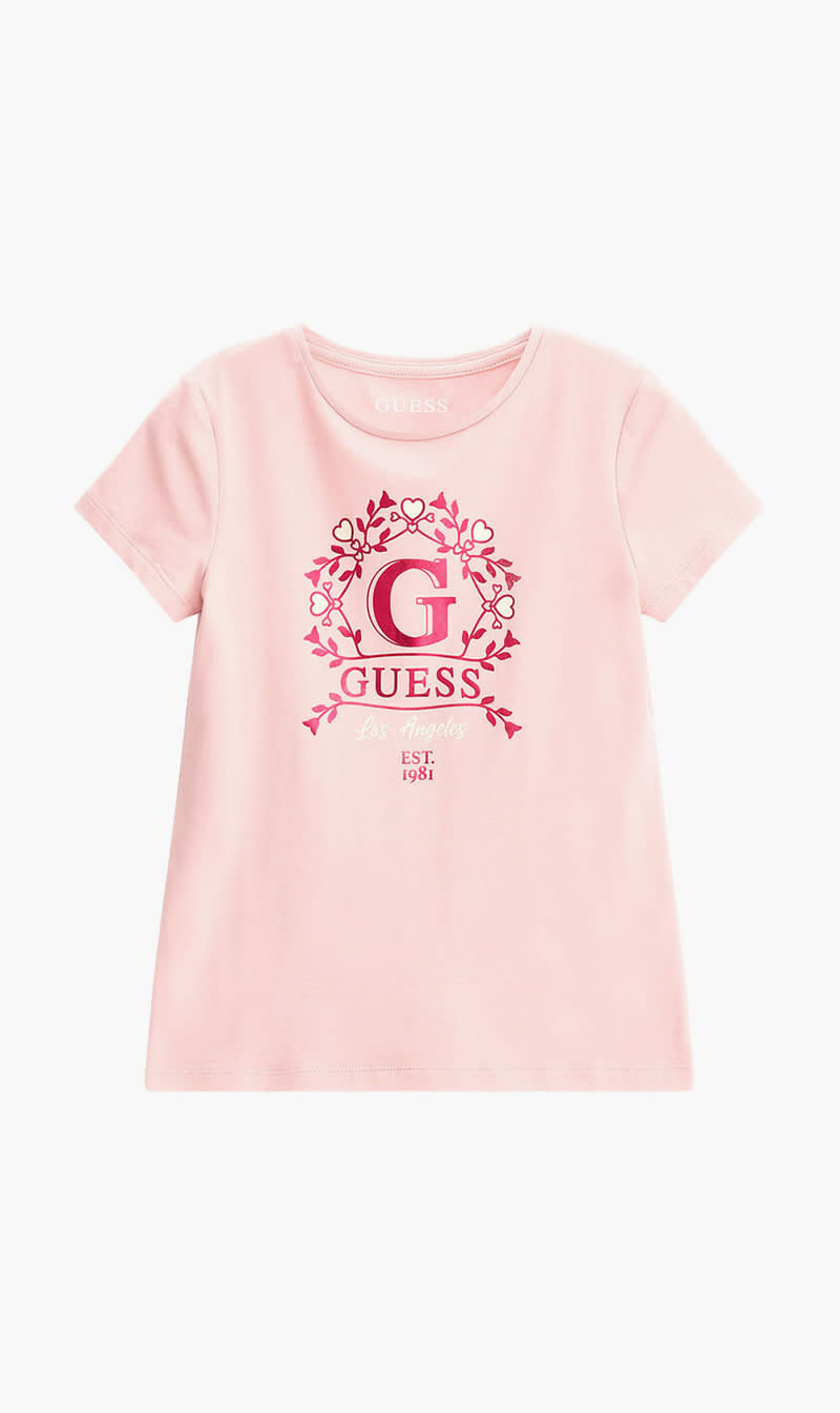 

Guess Pink Ss T-shirt for Girls | The Deal Outlet