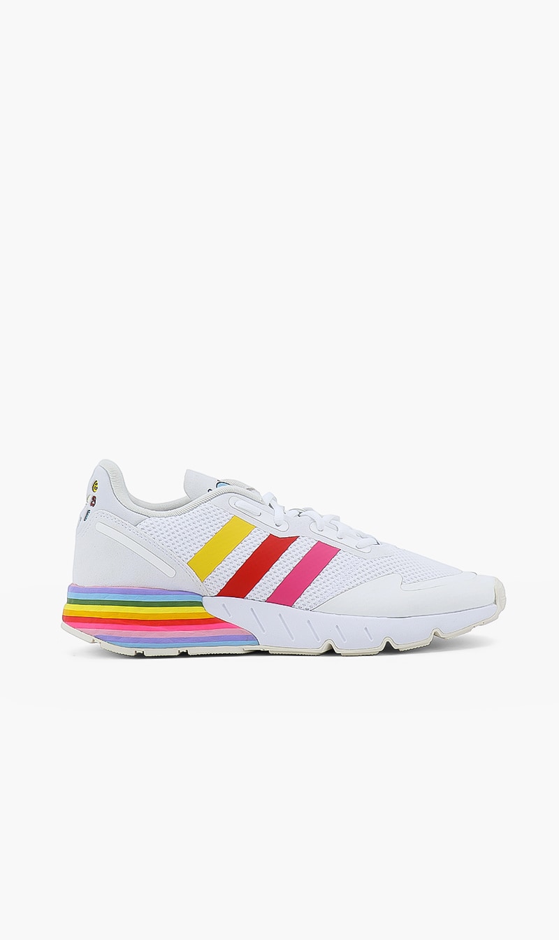 

Adidas White Boost Pride Sneakers | The Deal Outlet