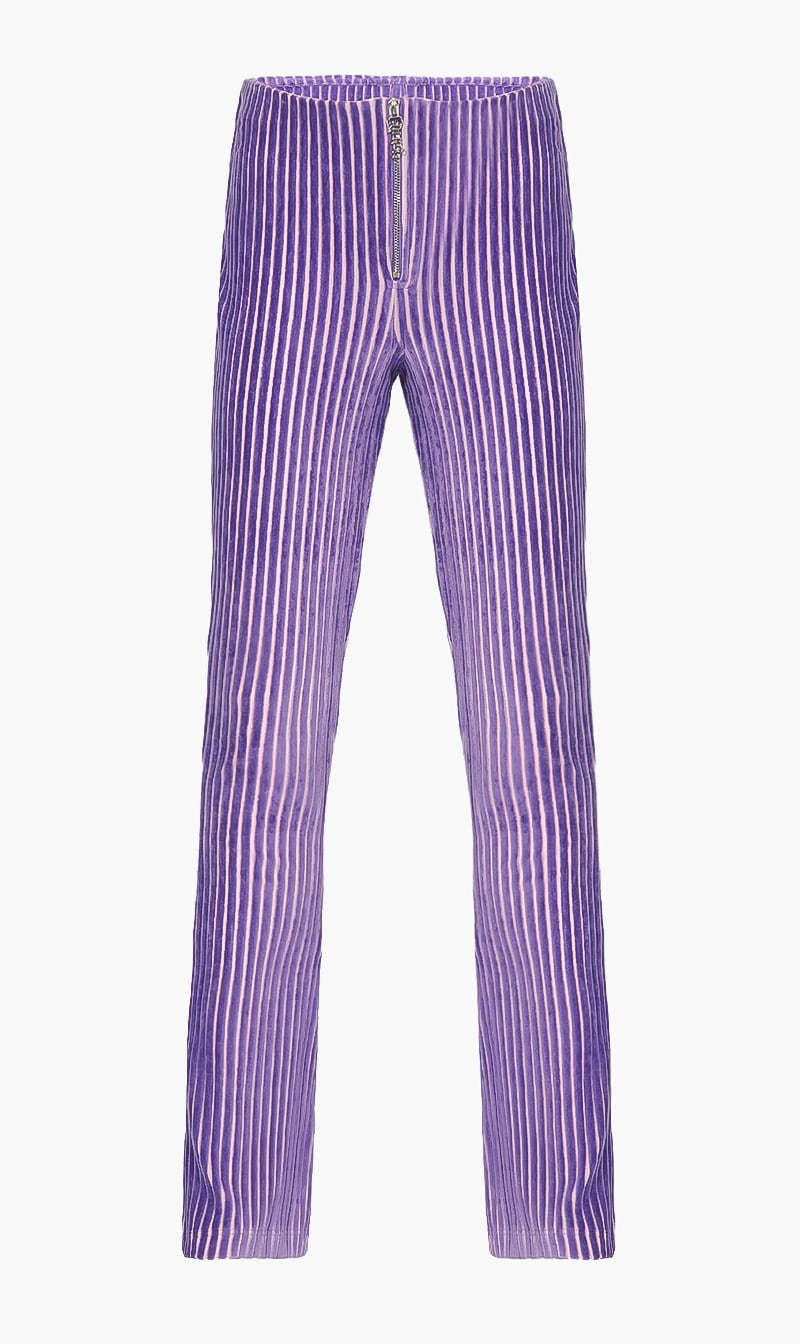 

Juicy Couture Purple Velour Zip Leggings for Women | The Deal Outlet