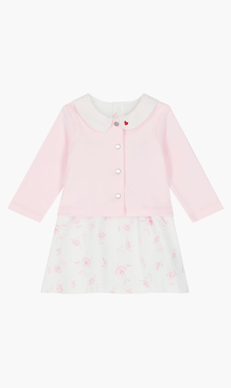 

Hugo Boss White Printed Dress for Girls | The Deal Outlet