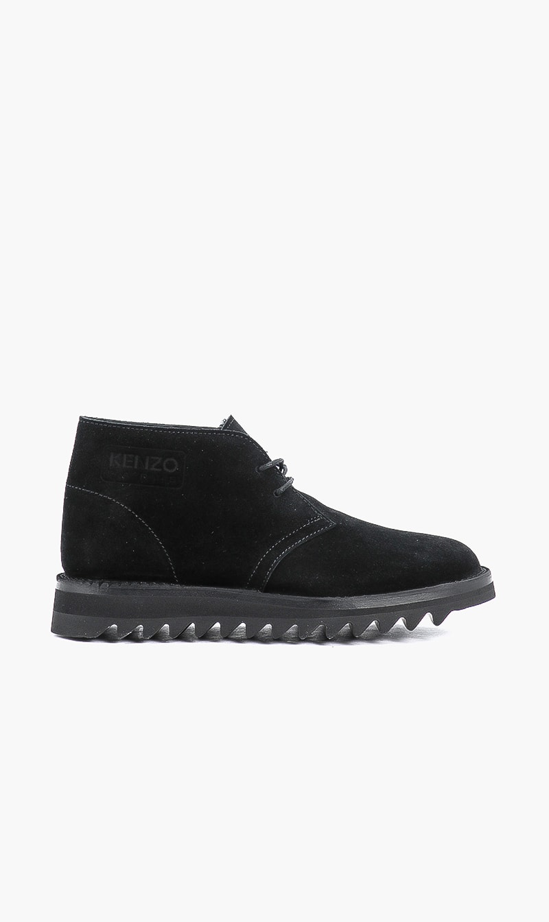 

Wave Lace Up Boots, Black