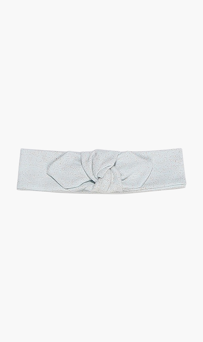 

Lurex Bow Headband, Blue