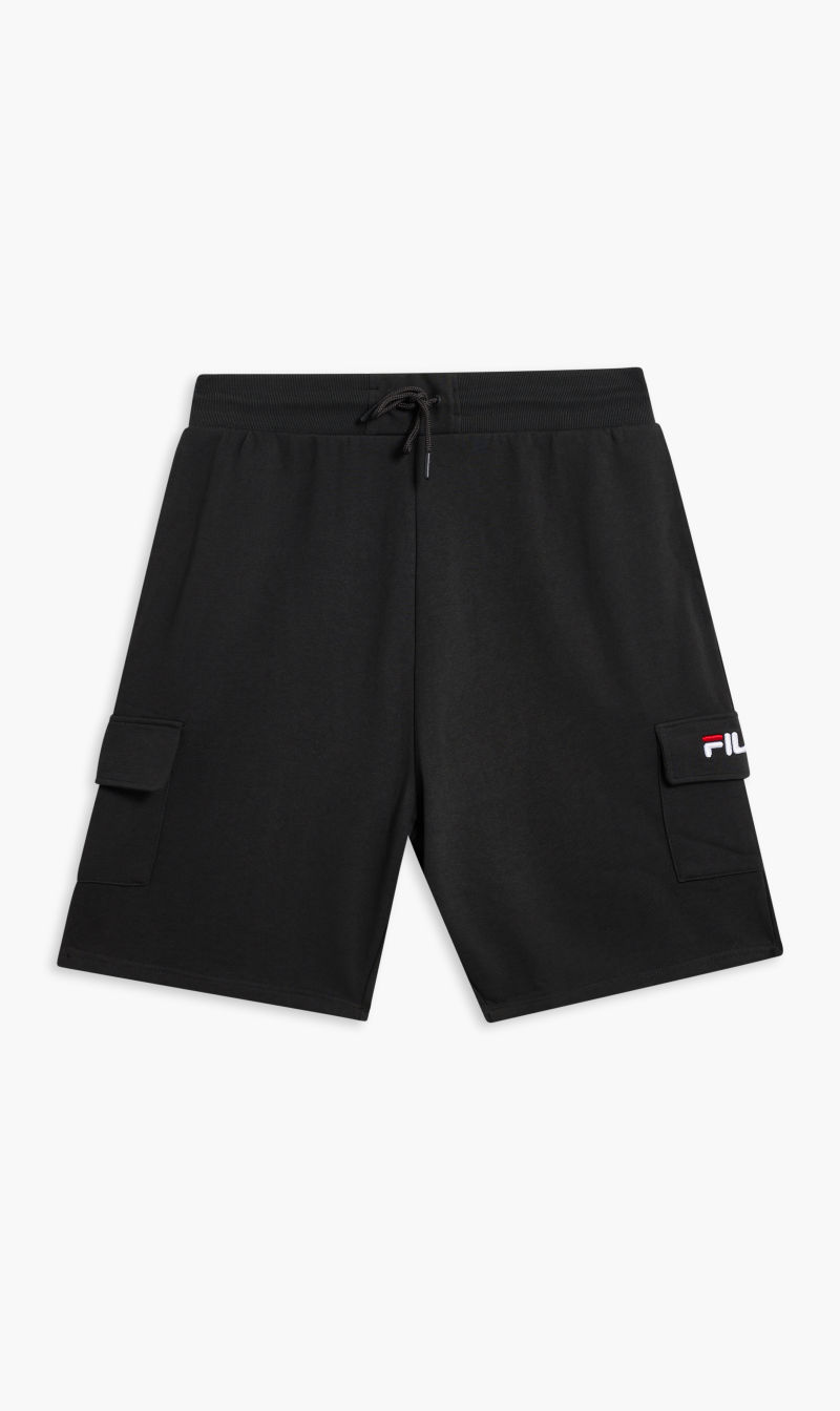 

Fila Grey Embroidered Logo Cargo Short for Men | The Deal Outlet