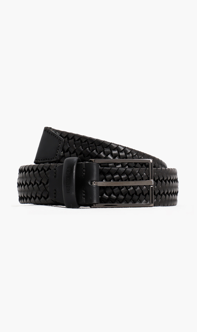

Pal Zileri Woven Leather Belt