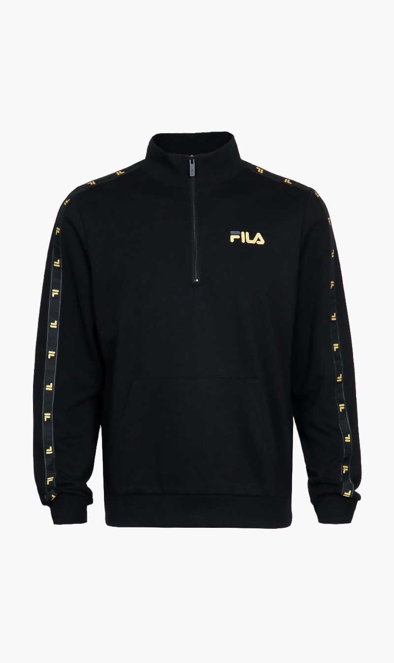 

Fila taped jacquard sweatshirt | the deal outlet, Black