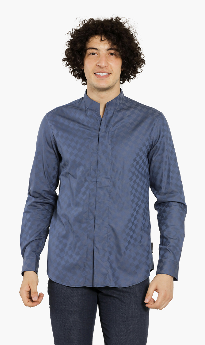

Emporio Armani Printed Long Sleeves Shirt