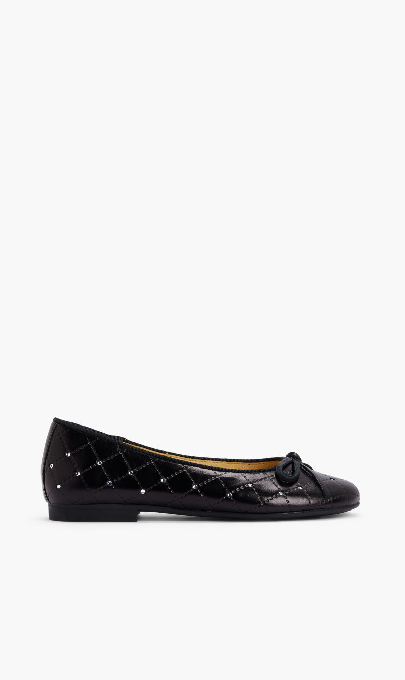 

Andanines Black Embellished Ballet Pump for Girls | The Deal Outlet