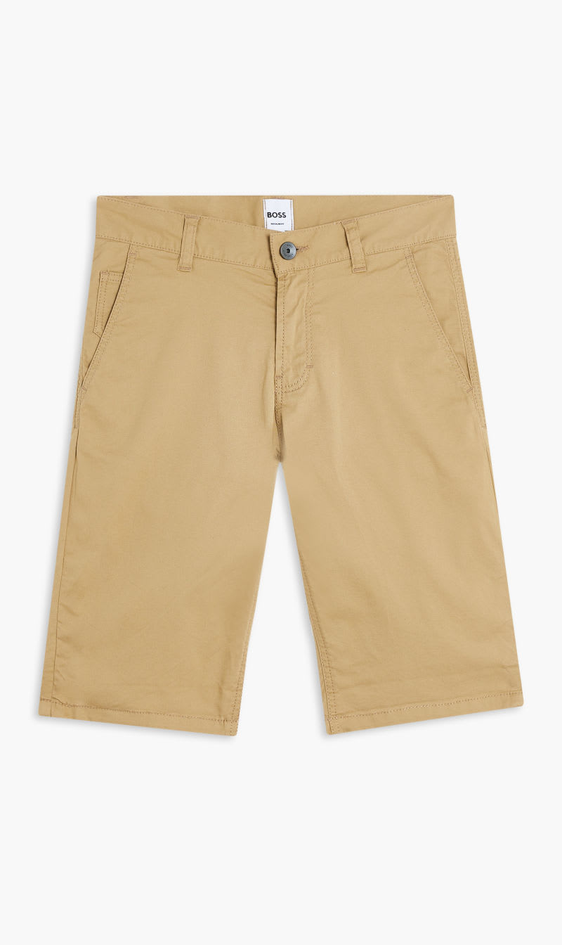

Hugo Boss Brown Bermuda Shorts for Boys | The Deal Outlet