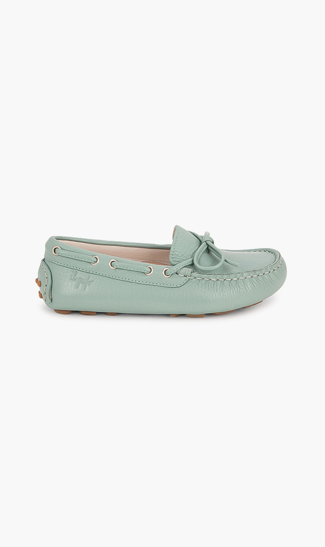 

Il Gufo Velour Leather Moccasins