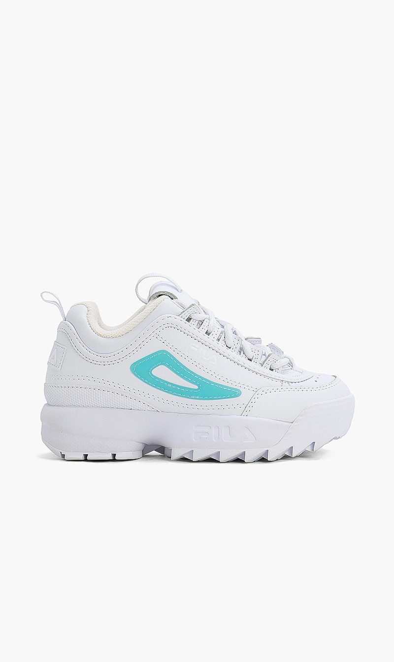 

Fila Blue Disruptor Lace Sneakers for Girls | The Deal Outlet