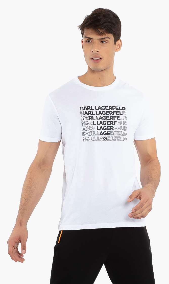 

Karl Lagerfeld Rubber Logo Crew-neck T-shirt