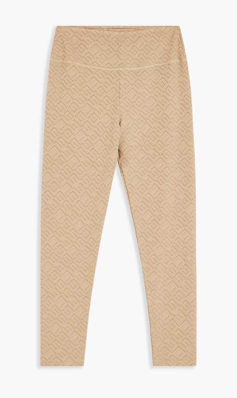 

Guess Silver Dana Logo Knit Leggings for Women | The Deal Outlet