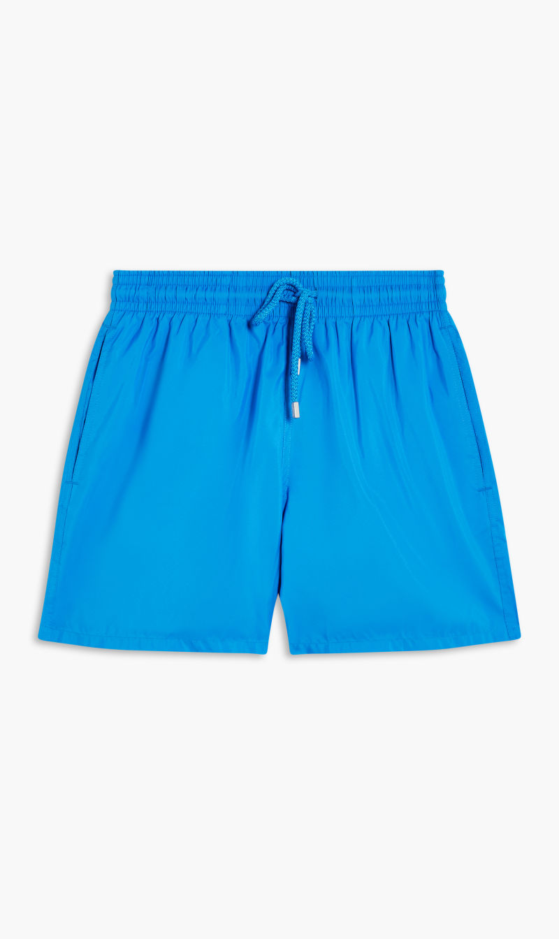 

Vilebrequin Blue Solid Elasticated Shorts for Men | The Deal Outlet
