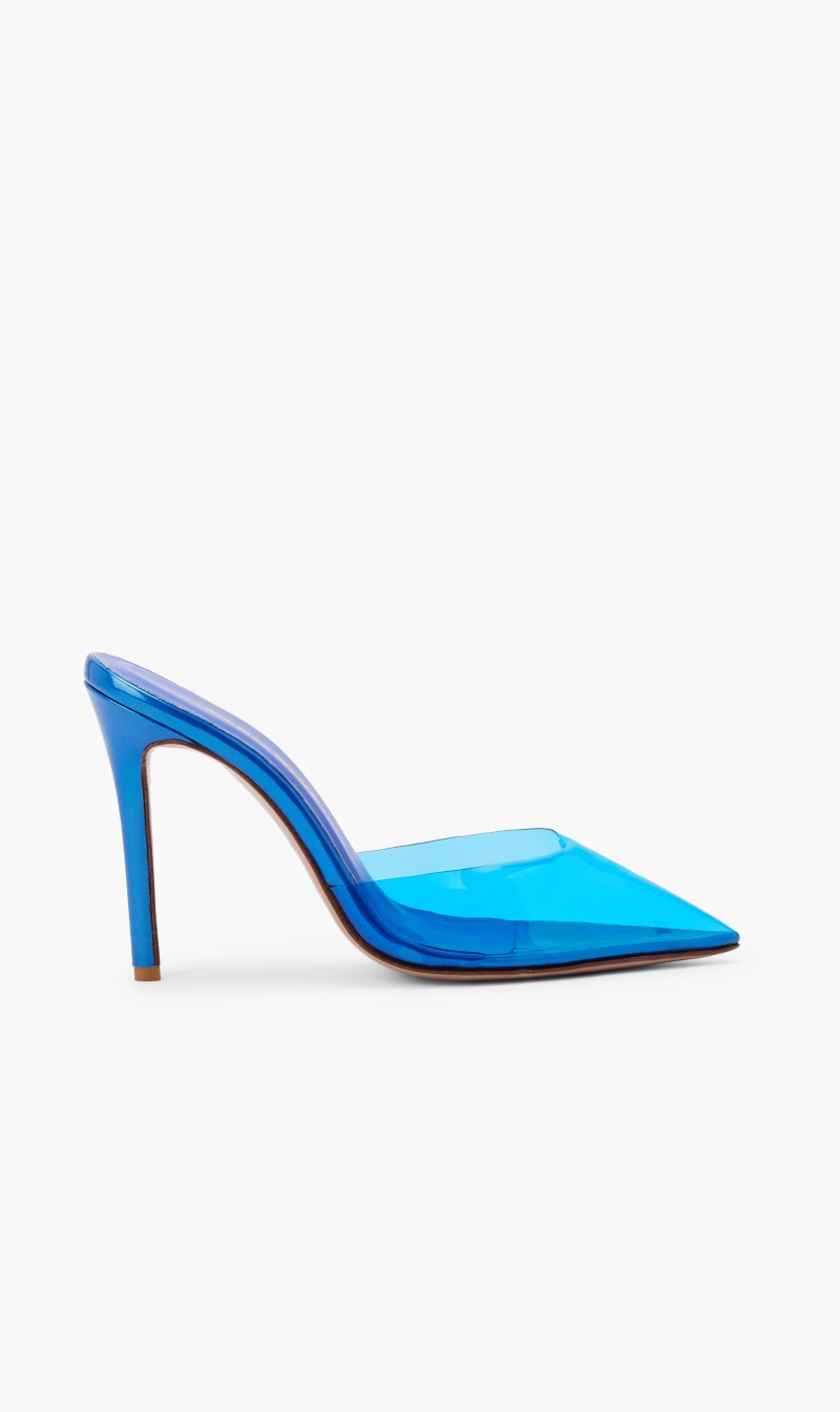 

Andrea Wazen Blue Kylie Patent for Women | The Deal Outlet