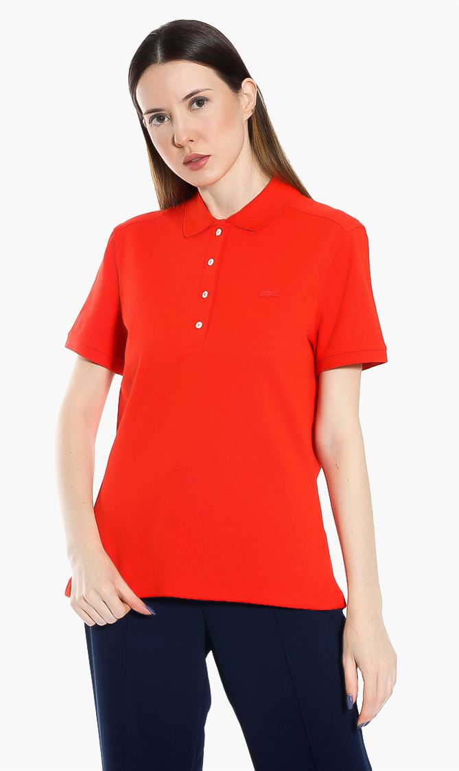 

Lacoste Slim Fit Stretch Mini Cotton Pique Polo Shirt