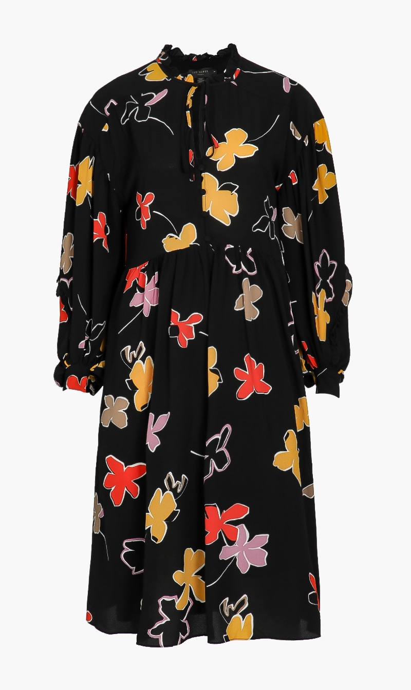 

Chuck On Midi Dress With Ruffles