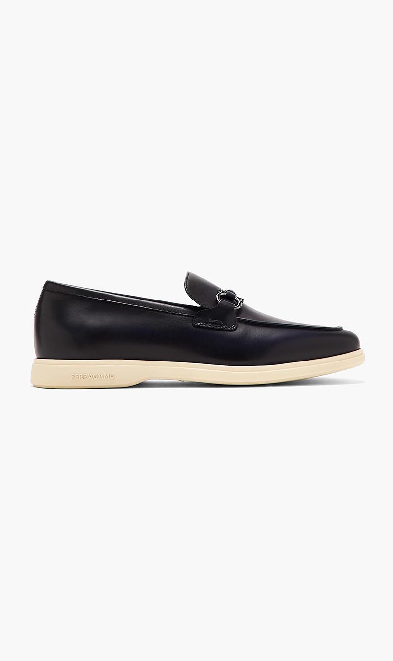 Ferragamo Blue Cosimo Loafers for Men