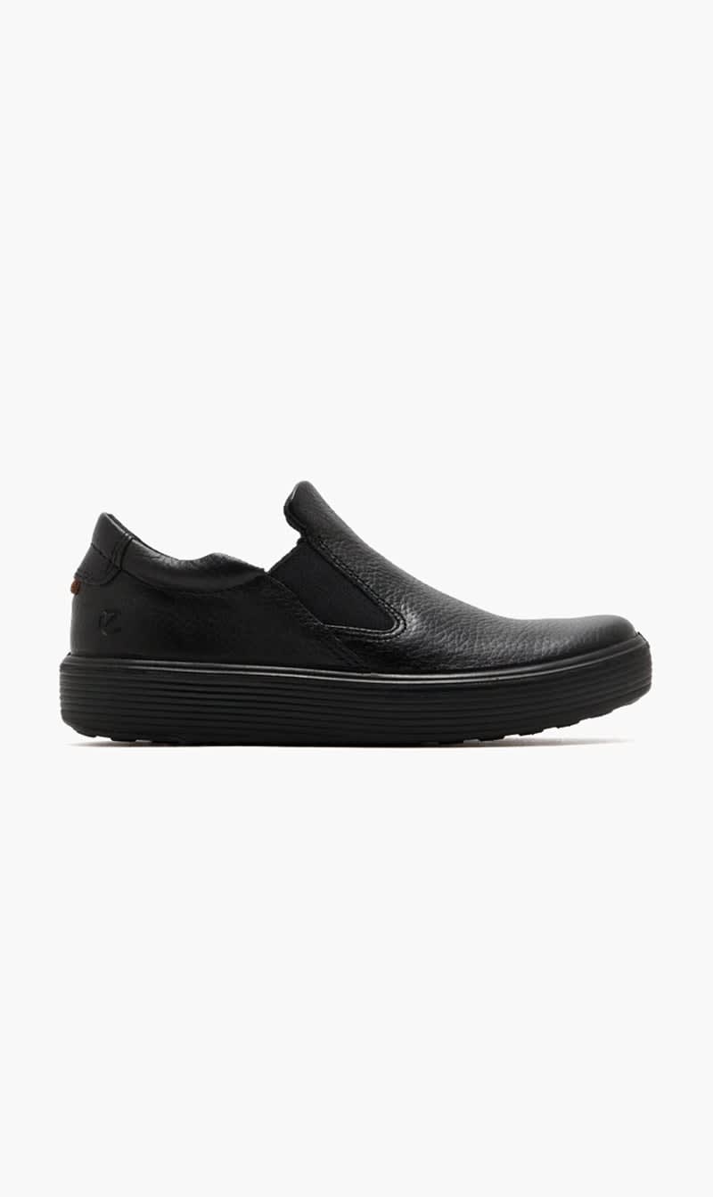 

Ecco Black Soft 60k Slip-on Sneakers for Boys | The Deal Outlet