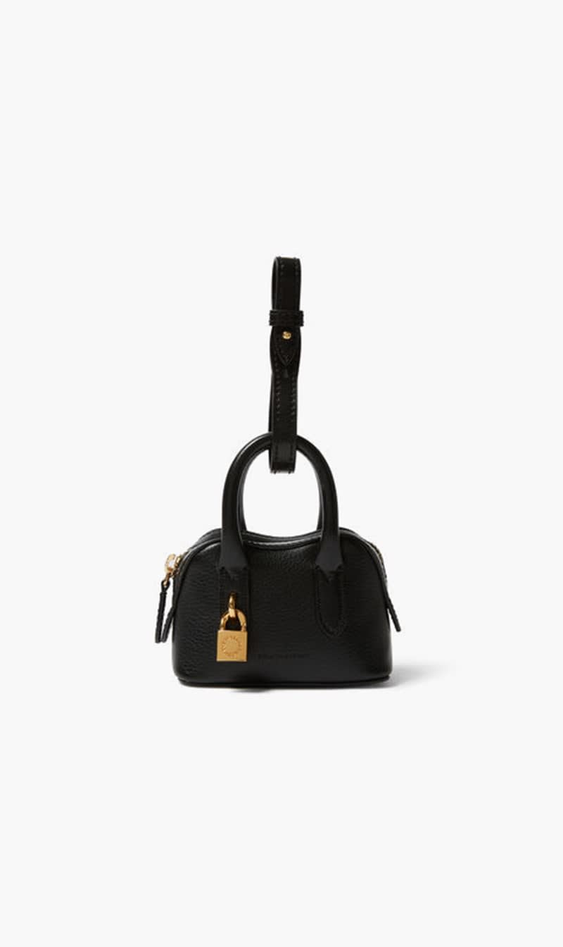 

Stella Mc Cartney Black Stella Ryder Charm Embossed Grainy Eco Alter Mat Murraya Vegea for Women | The Deal Outlet