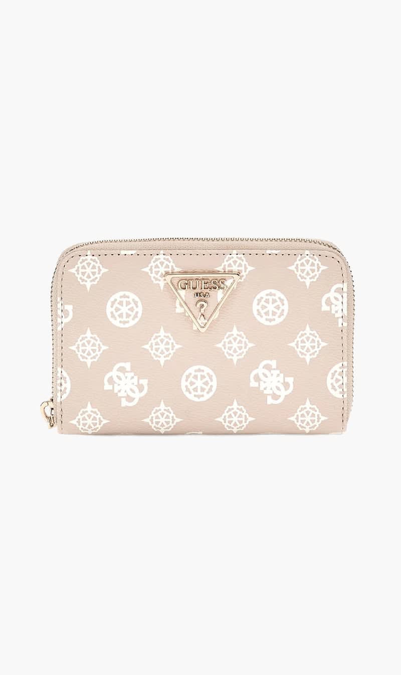 

Guess Beige Laurel Slg Medium Zip Around for Women