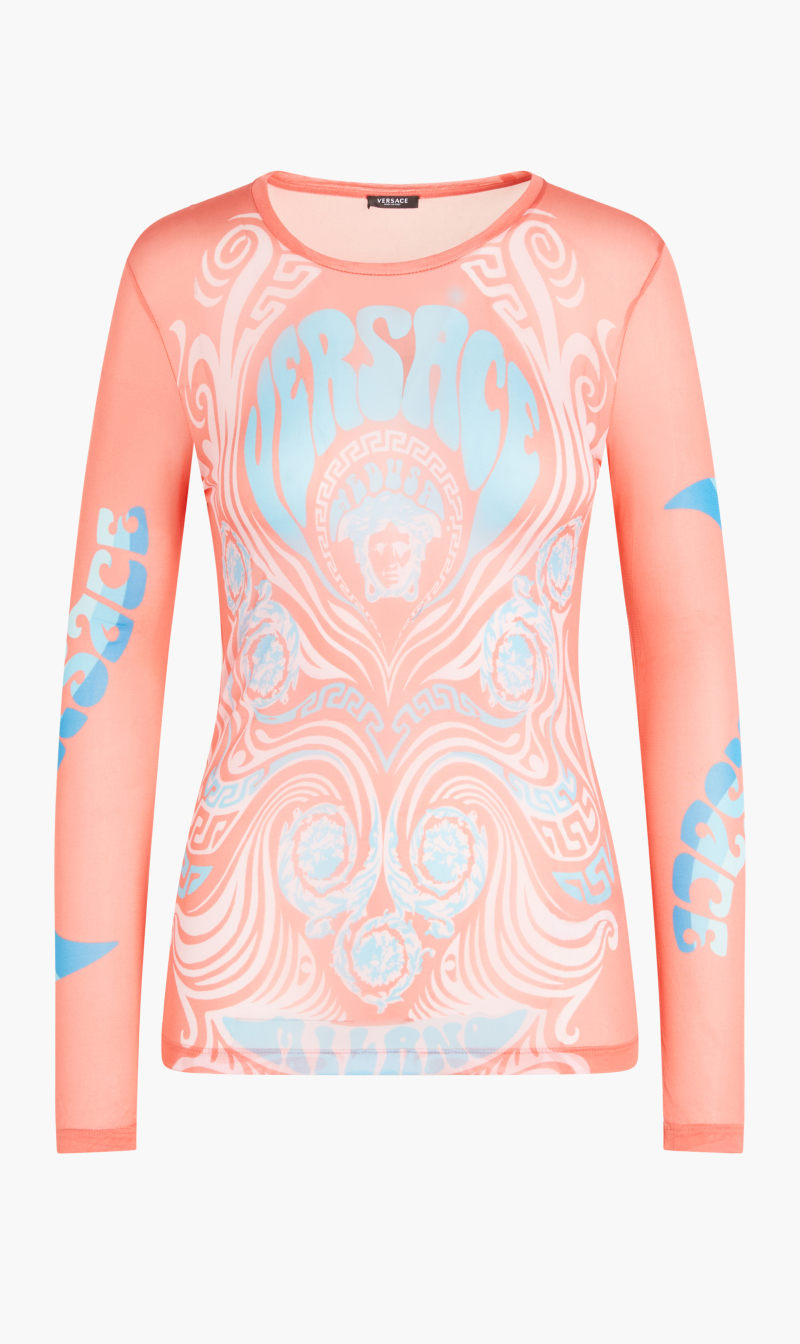 

T-shirt Jersey Fabric Medusa Series Music Placed, Multi-color