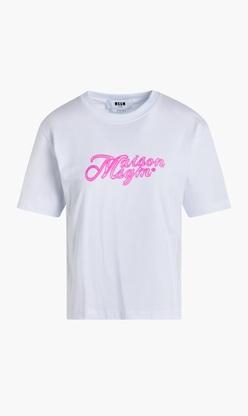 

Msgm White T-shirtt-shirt for Women | The Deal Outlet