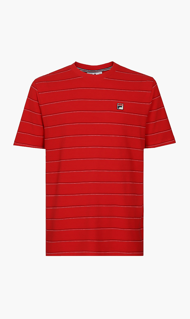 

Leon Stripes T-shirt, Red