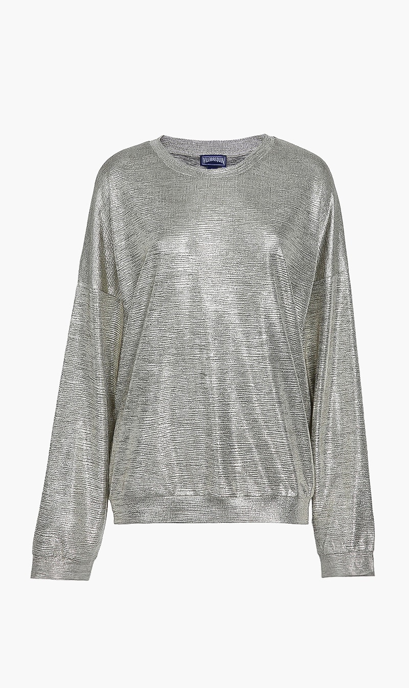 

Metallic Pattern Top