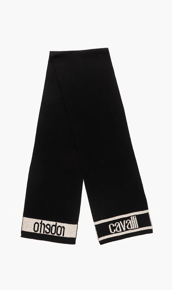 

Metallic Logo Wool Scarf
