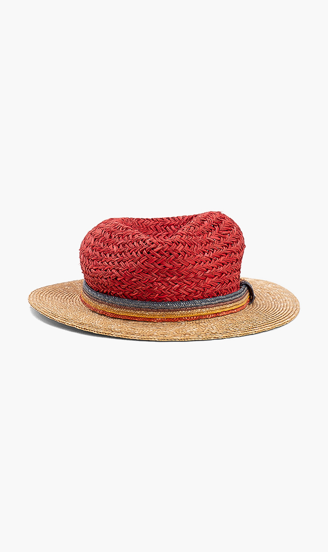 

JACOB COHEN Woven Fedora Hat