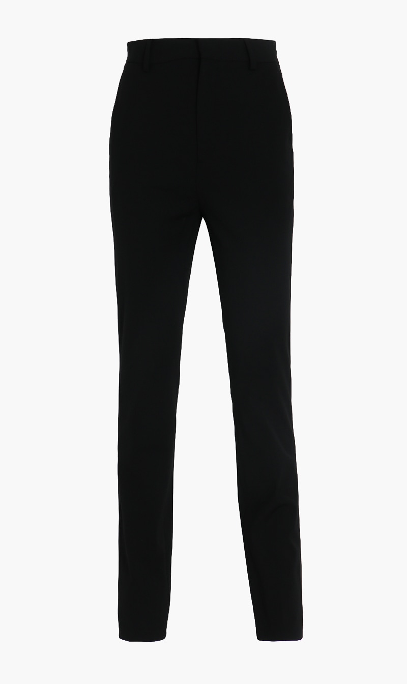 

Straight Leg Trousers, Black