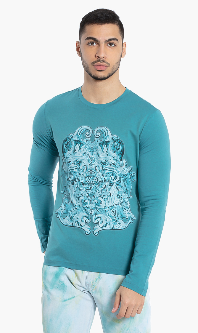

Versace Jeans Long Sleeves Cotton T-shirt
