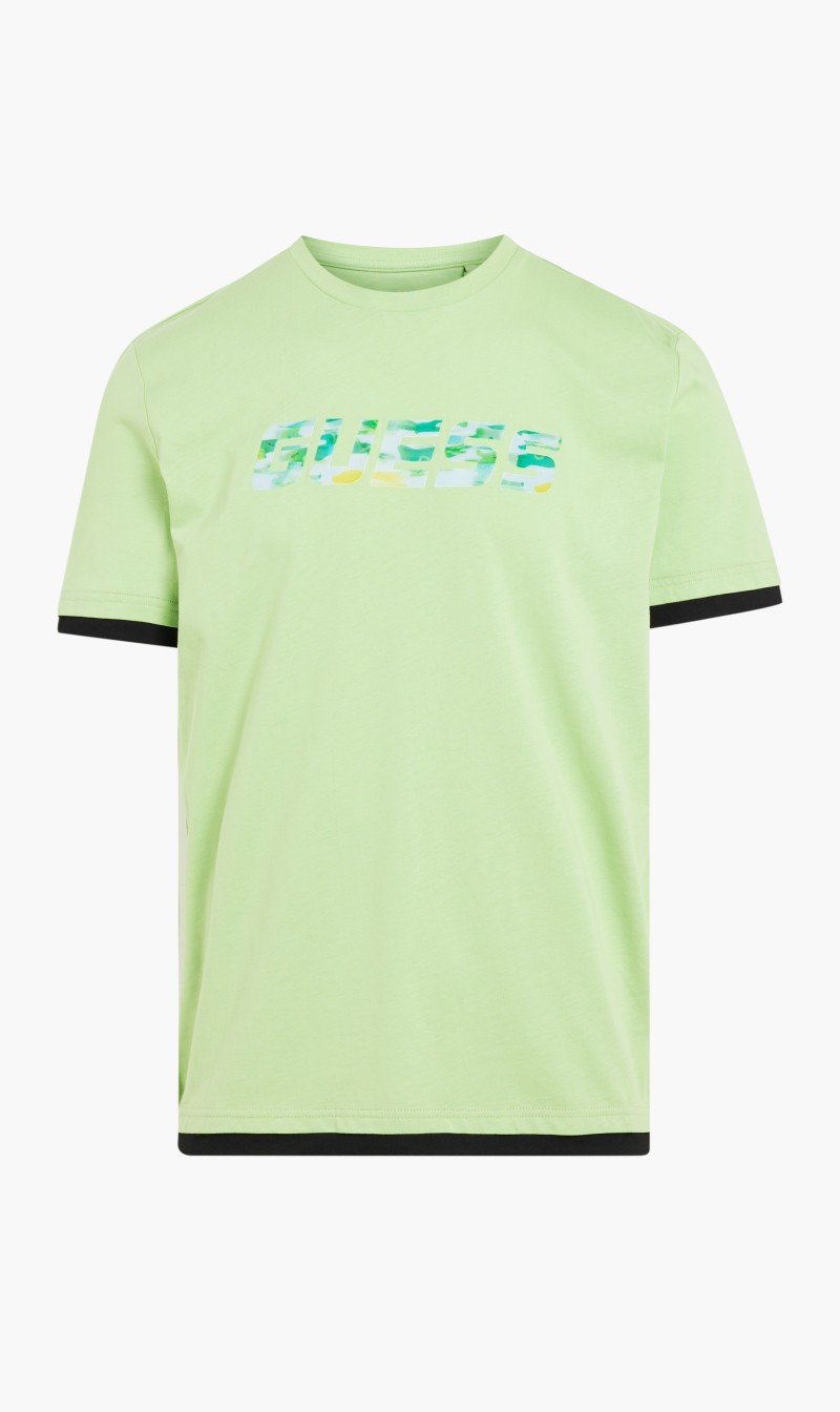 

Guess Green Gage Mid Organic Stream Jersey T-shirt for Men | The Deal Outlet