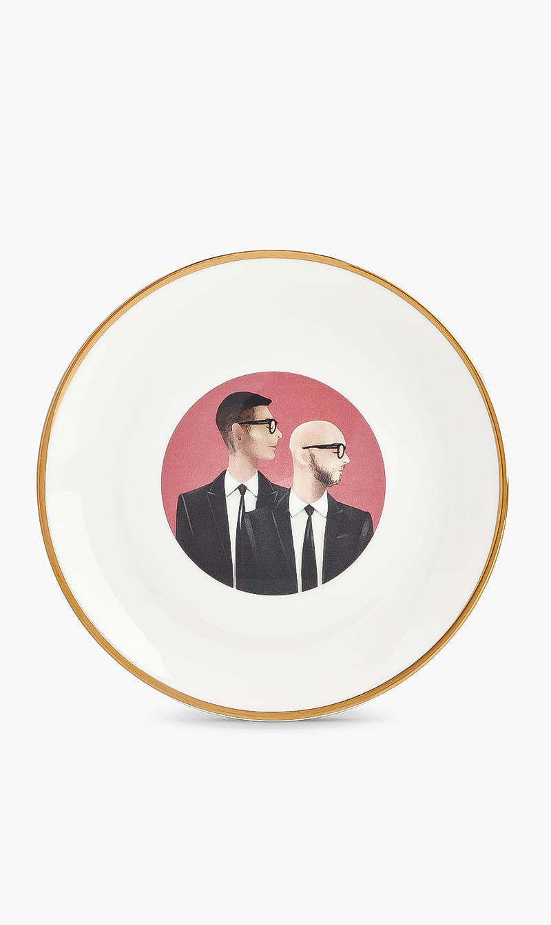 

Who Icons Red D&g Dessert Plate 21 Cm | The Deal Outlet