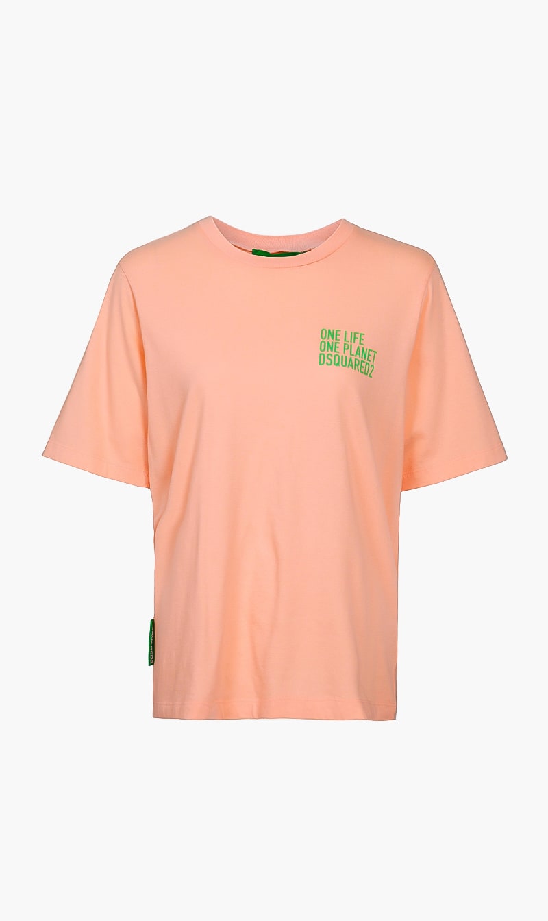 

Dsquared2 Orange Olop Mini Easy Tee for Women | The Deal Outlet