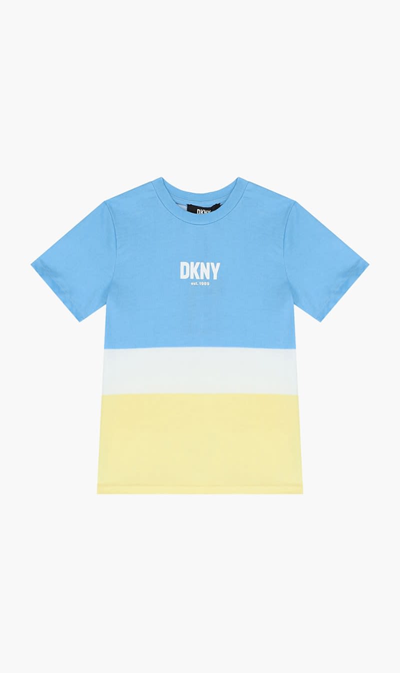 

Dkny Blue Colorblock T-shirt for Boys | The Deal Outlet