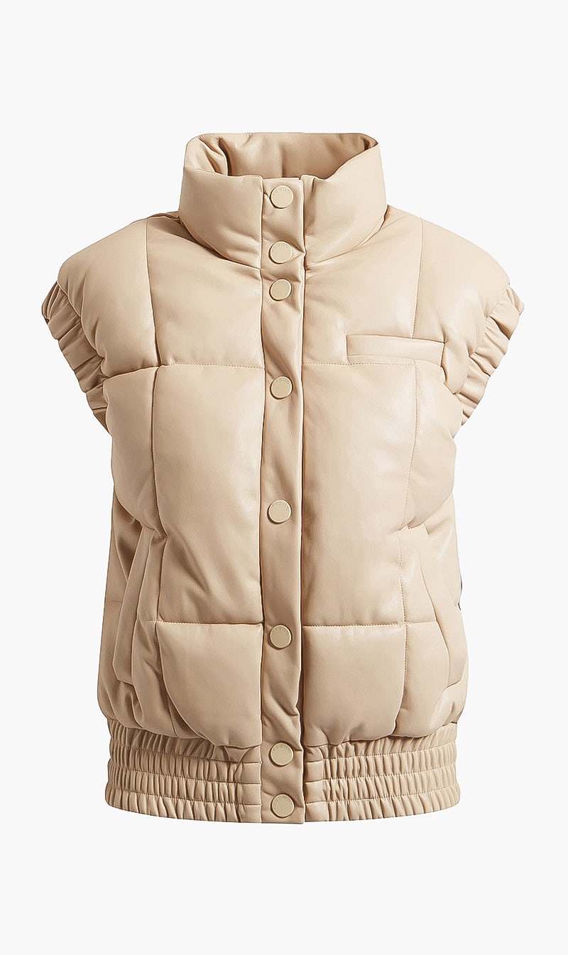 

Anne Cozy Matt Faux Leather, Beige