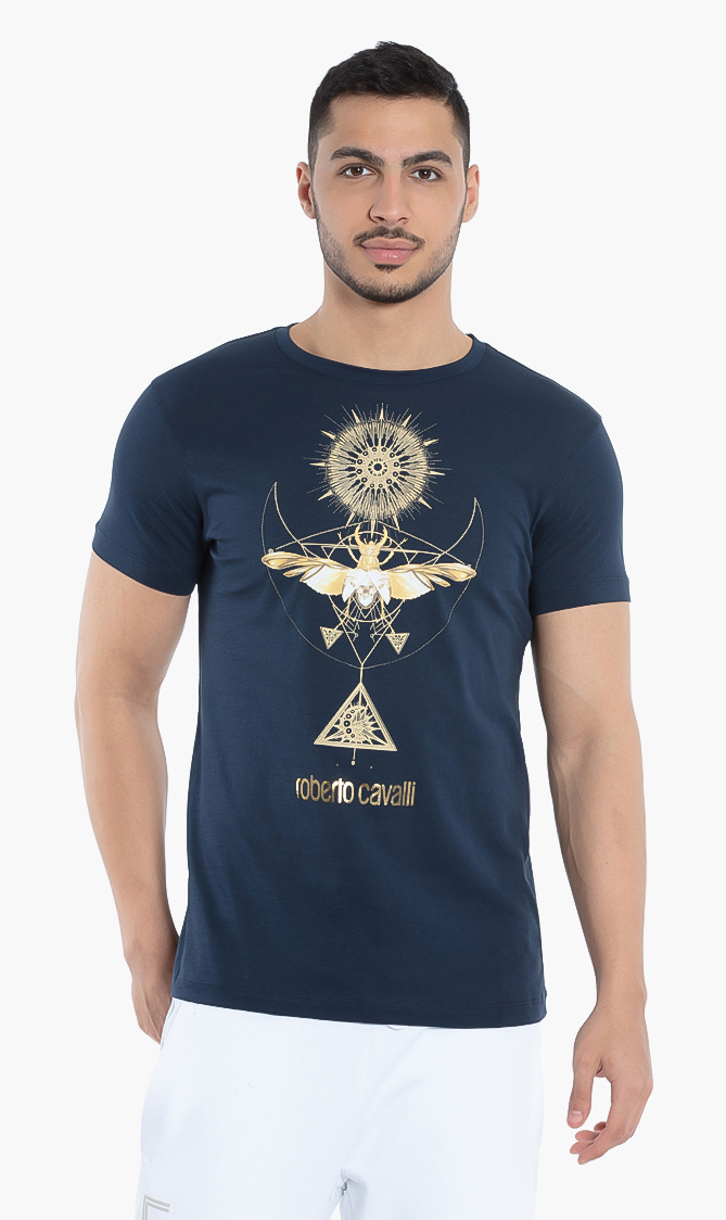 

Roberto Cavalli Printed Cotton T-shirt