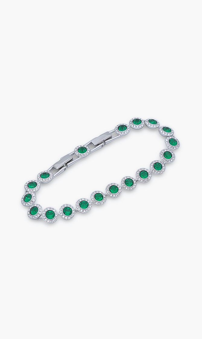 Swarovski Bracelet Angelic Green And White
