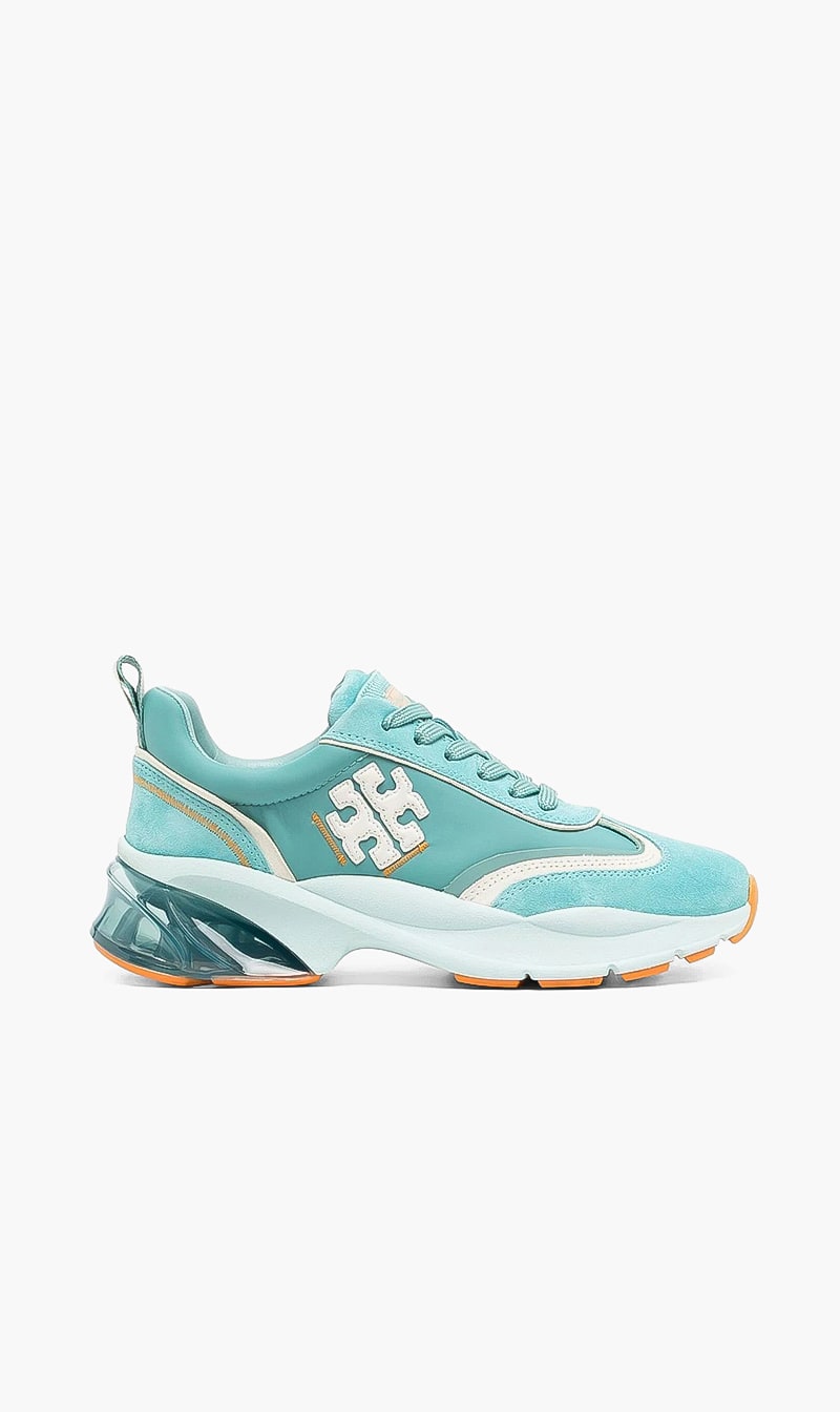 

Tory Burch Blue Good Luck Bubble Trainer for Women | The Deal Outlet