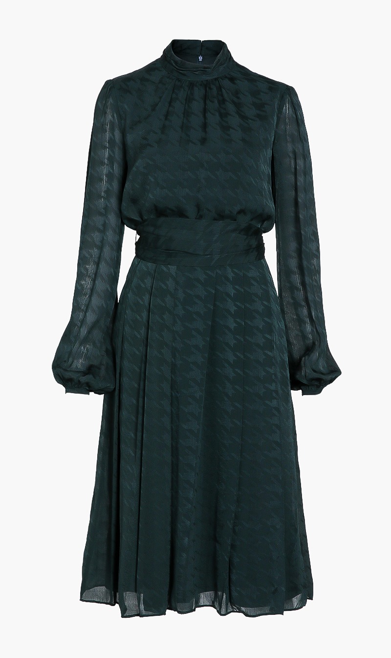 

Ted Baker Satin Pleated Midi Dress