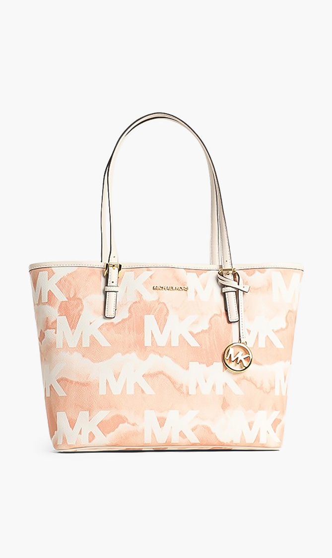 

Michael Kors Jet Set Travel Large Logo Print Tote Bag