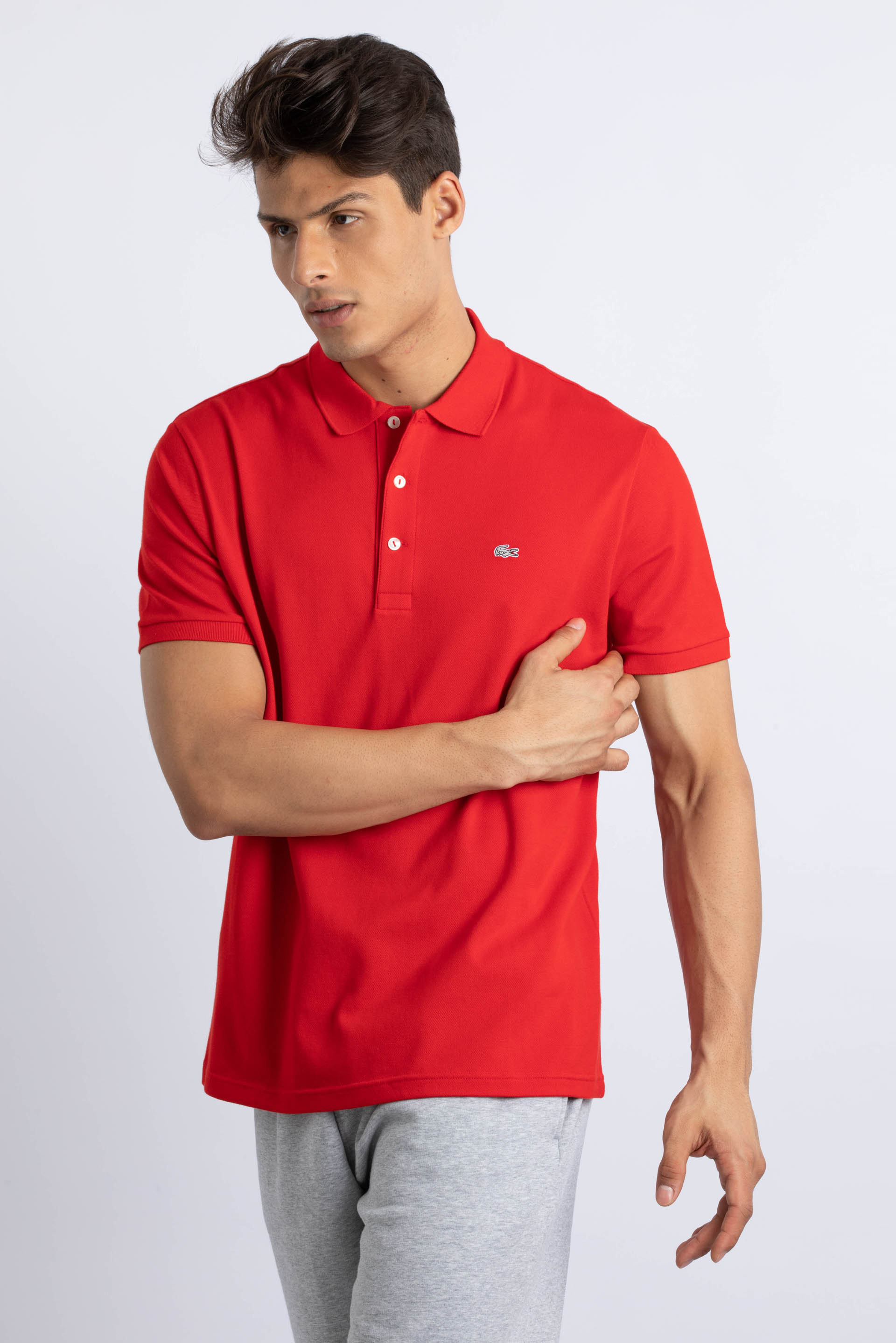 

Lacoste Solid Square Slim Fit Polo
