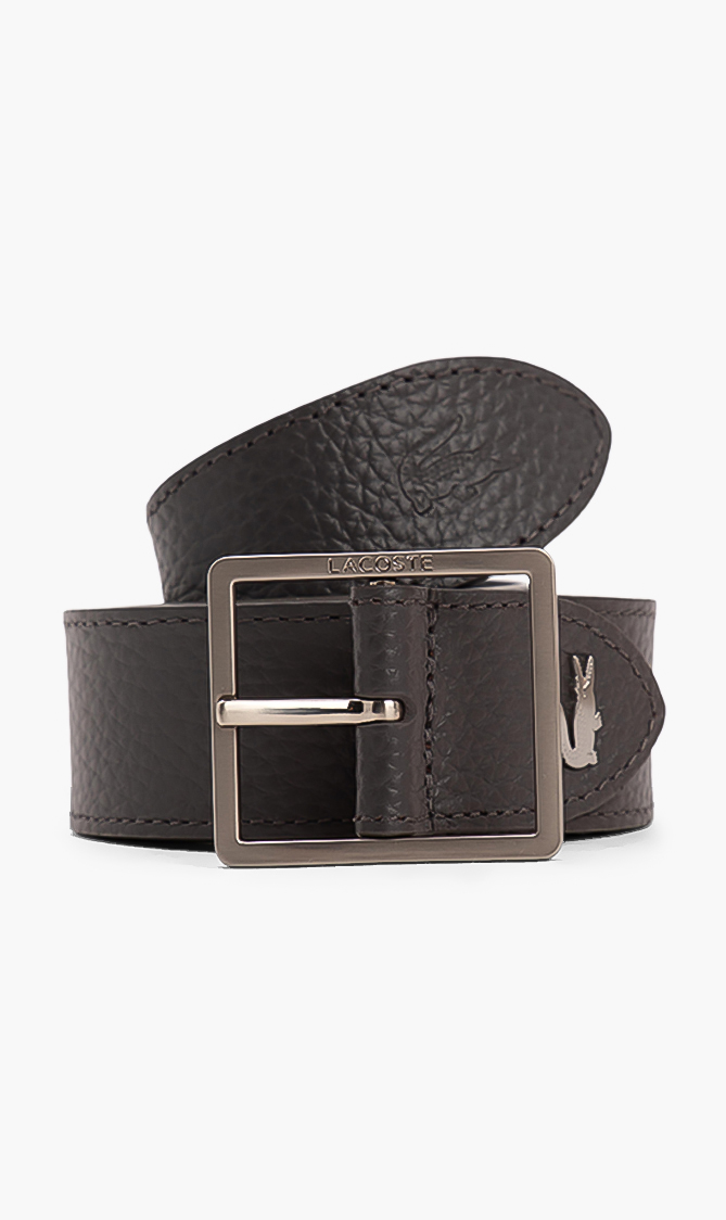 

Lacoste Engraved Buckle Reversible Belt