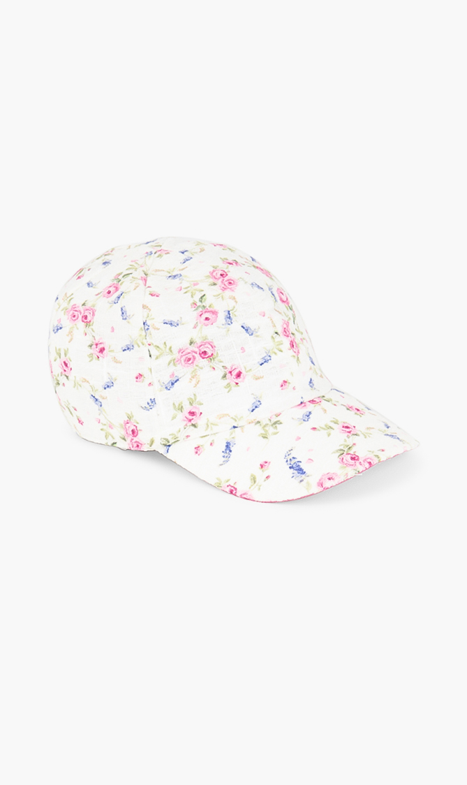 

Monnalisa Roses Printed Baseball Cap