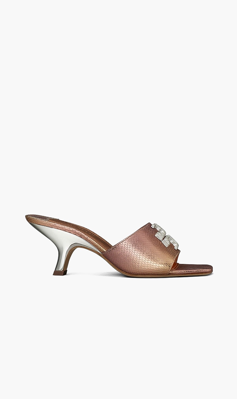

Tory Burch Pink Eleanor Pave Mule Sandal for Women | The Deal Outlet