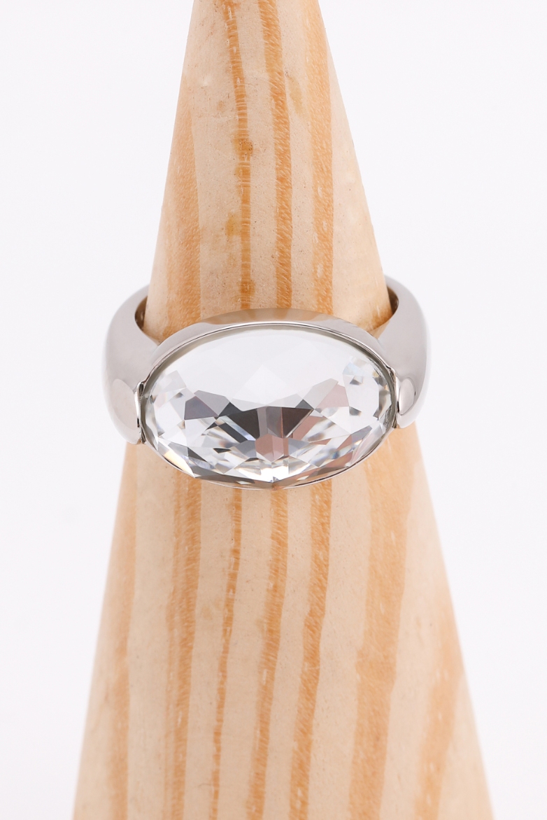 

SWAROVSKI Vanilla Silver Ring, 52mm