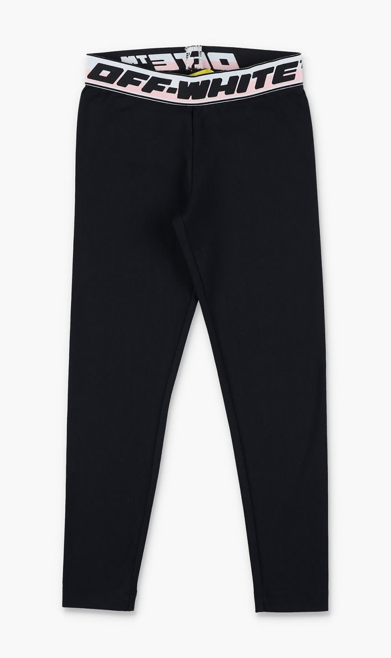 

Off-white Black Logo Band Leggings Black Black for Girls | The Deal Outlet